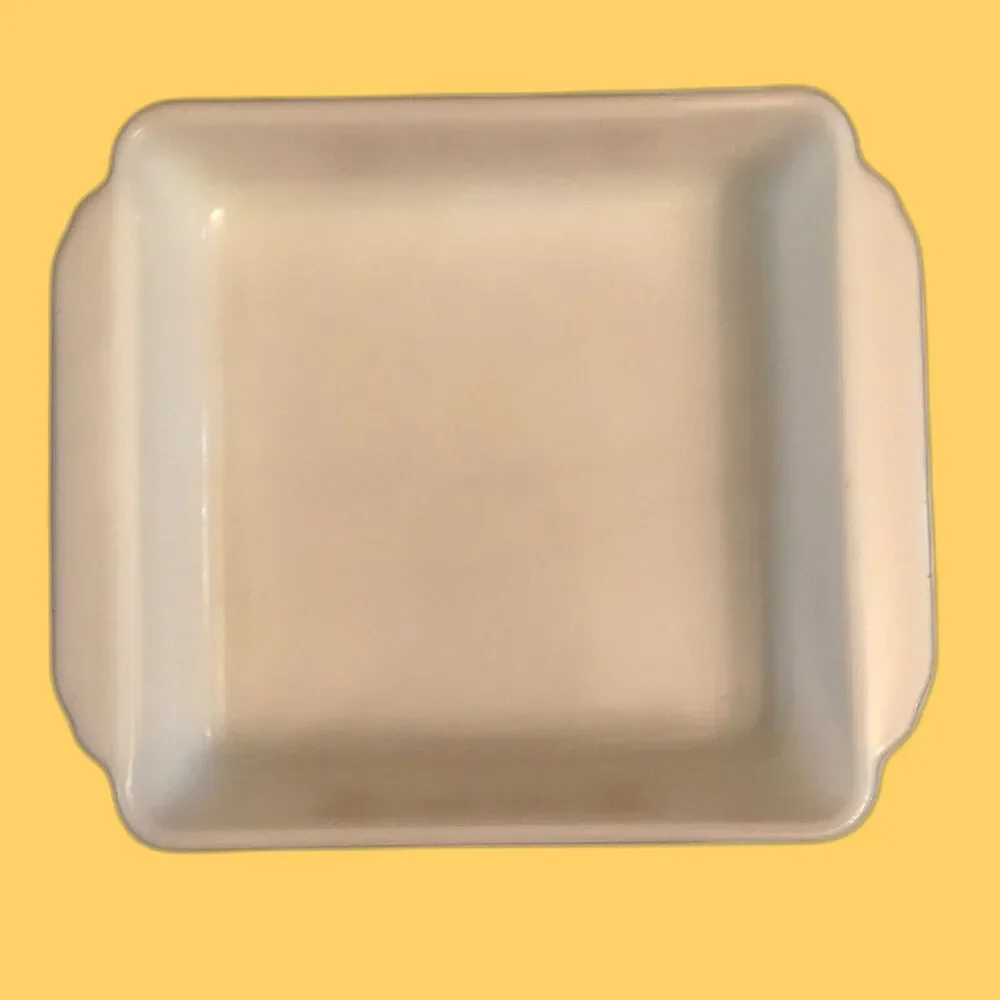 Fire King Square Baking Dish Golden Wheat #452 8